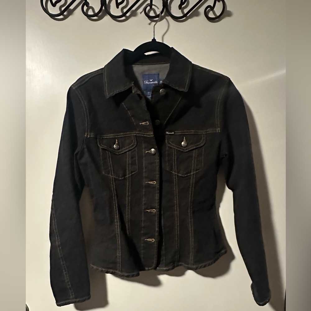 Faconnable Dark Denim Jean Jacket